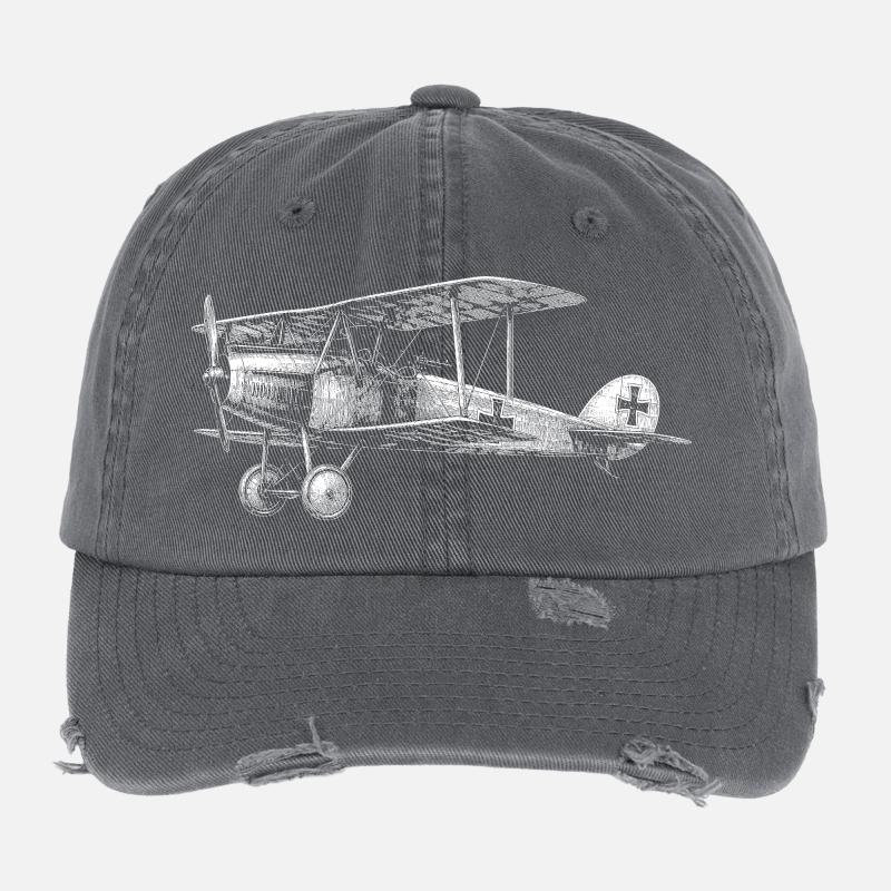 Fokker Casquette vintage effet usé Flexfit