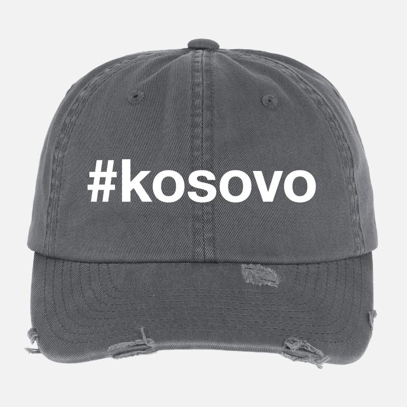 KOSOVO Hashtag Casquette vintage effet usé Flexfit