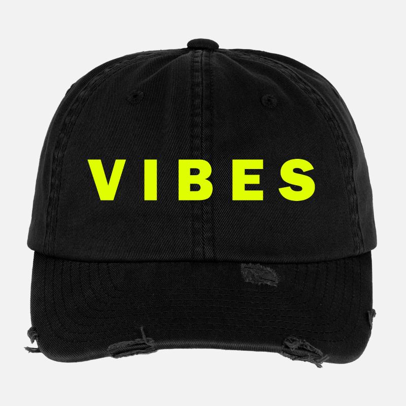 Neon Vibes électriquesDesign Casquette vintage effet usé Flexfit