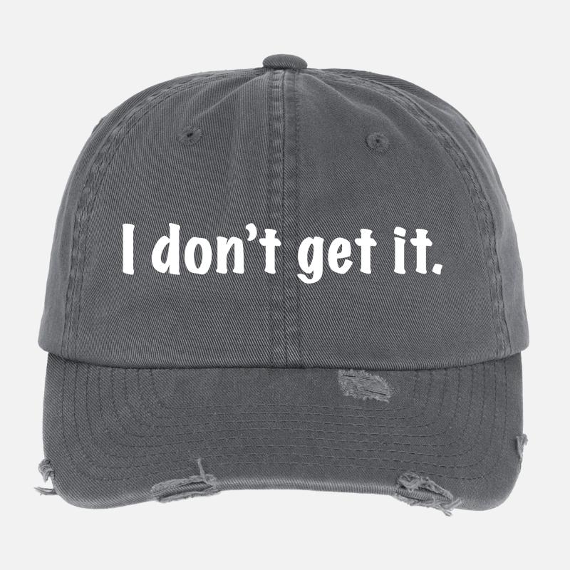 I don't get it, I don't understand, don't check Flexfit Vintage Destroyed Cap
