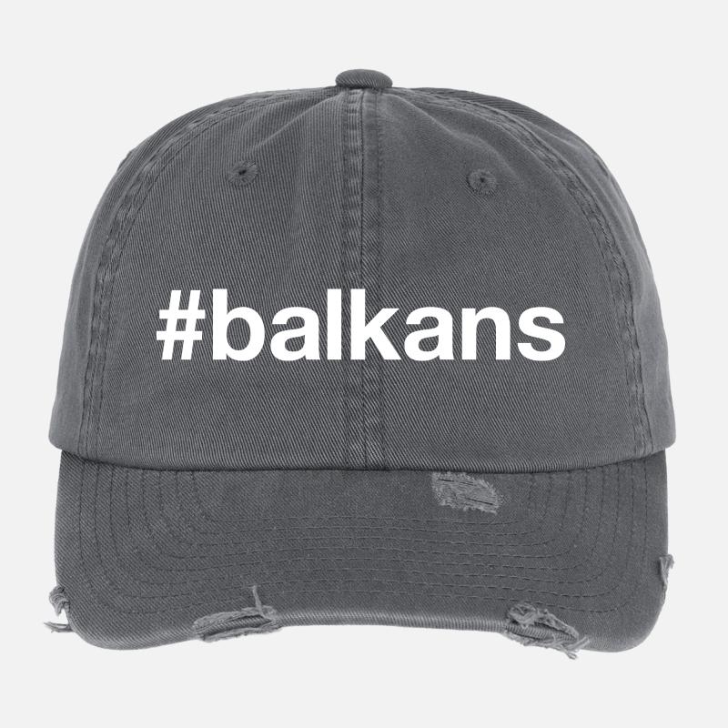 BALKANS Balkan Hashtag Casquette vintage effet usé Flexfit