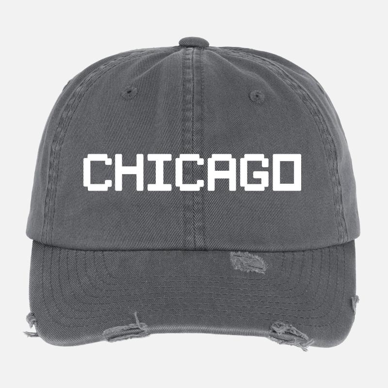 CHICAGO Flexfit Vintage Destroyed Cap