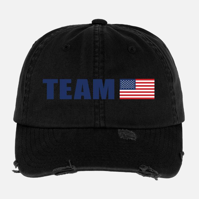 Team USA Flexfit Vintage Destroyed Cap