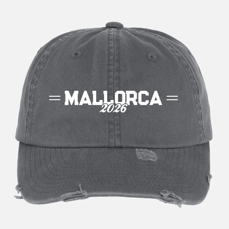 Mallorca 2026 Flexfit Vintage Destroyed Cap
