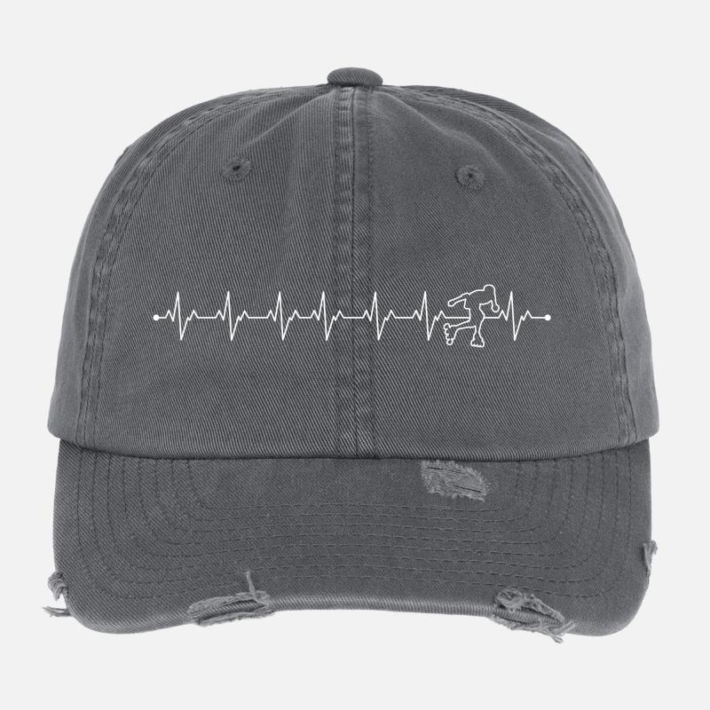 Pulse Run Silhouette Flexfit Vintage Destroyed Cap