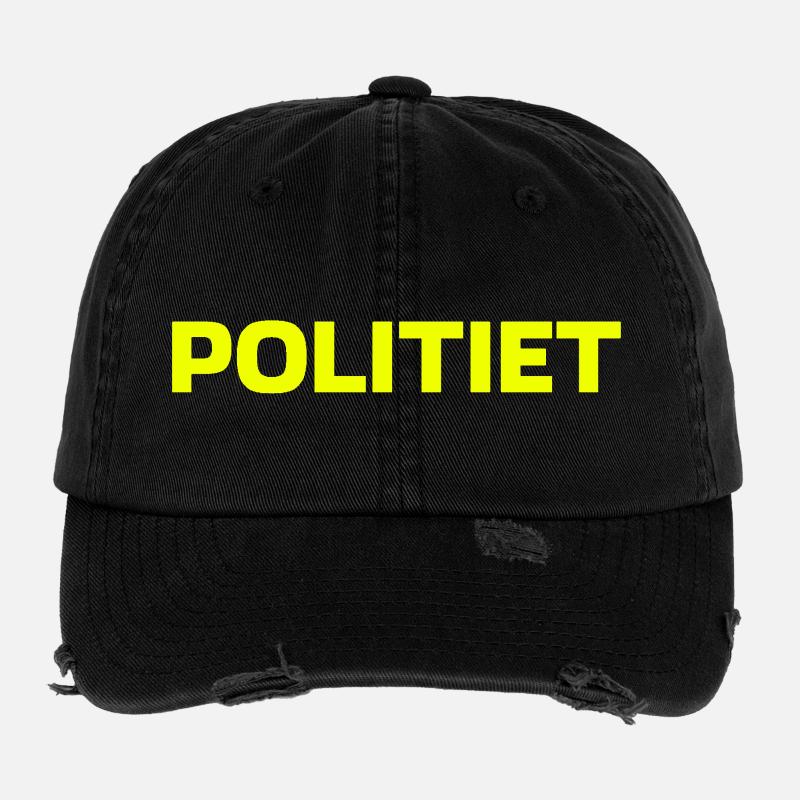 Polizei Flexfit Vintage Destroyed Cap