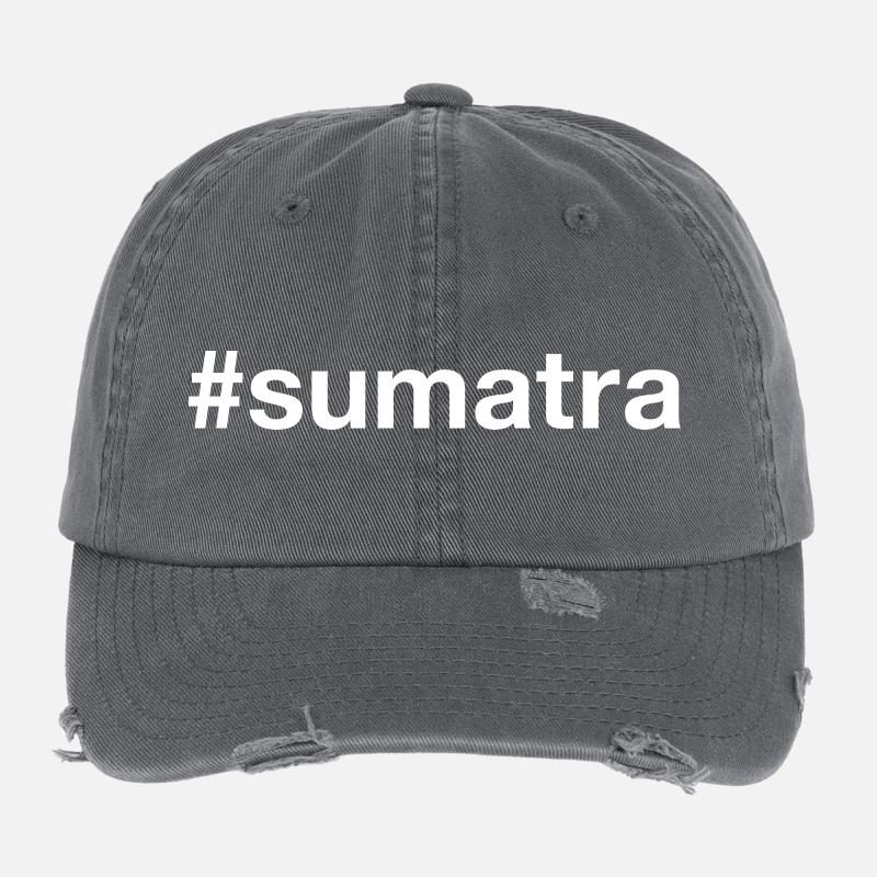 Sumatra Hashtag Flexfit Vintage Destroyed Cap