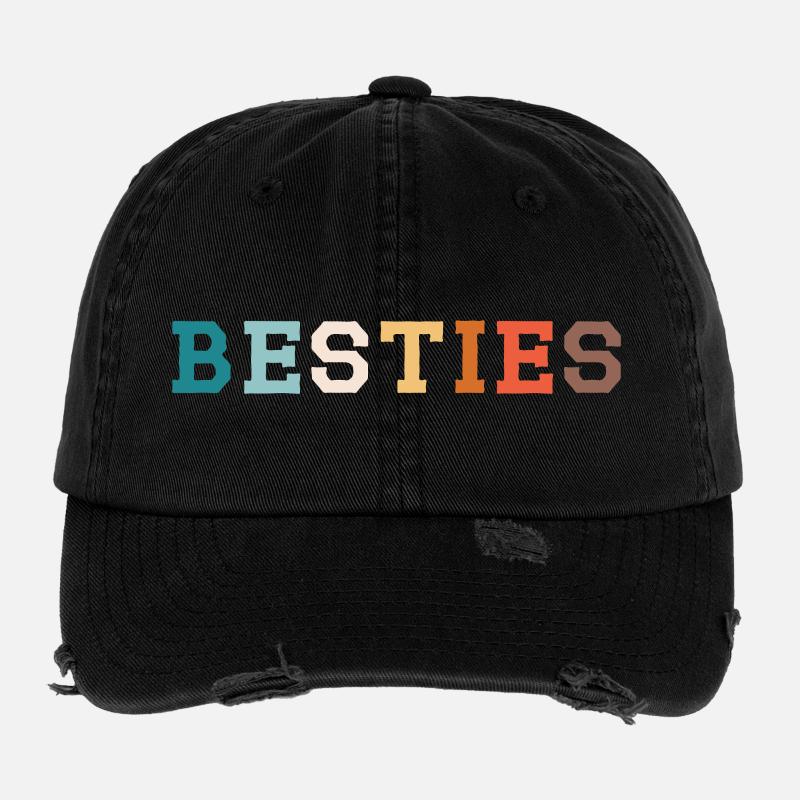 Besties Flexfit Vintage Destroyed Cap