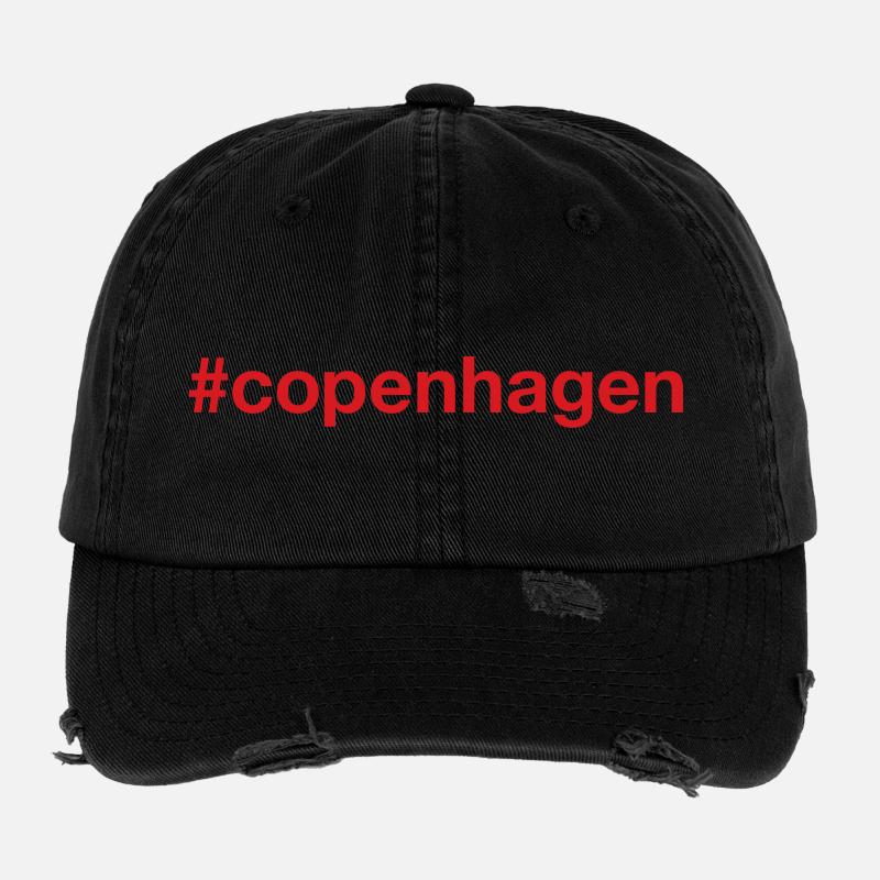 COPENHAGEN Hashtag Flexfit Vintage Destroyed Cap