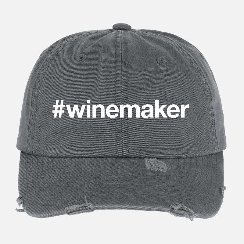WINEMAKER Hashtag Flexfit Vintage Destroyed Cap
