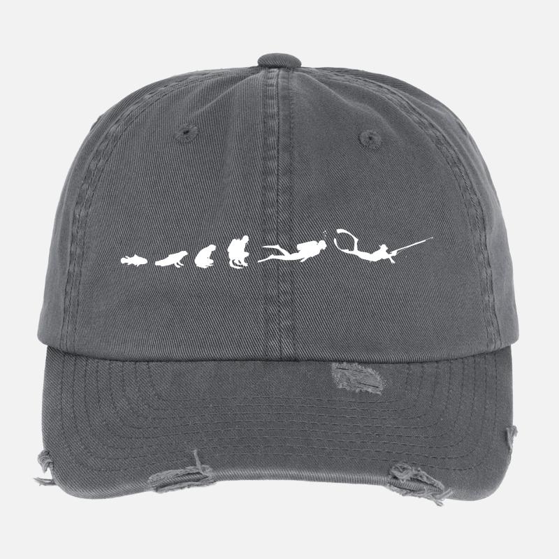 Diving Evolution Flexfit Vintage Destroyed Cap
