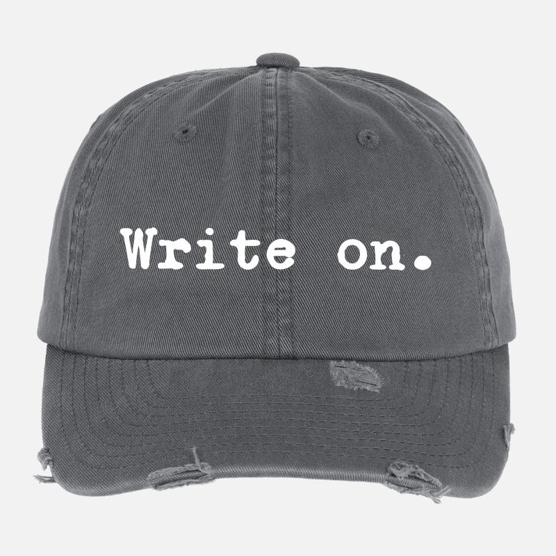 Write on Flexfit Vintage Destroyed Cap