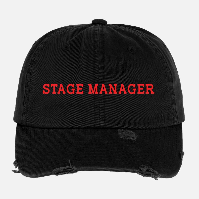 Theater Stage Manager Bühne Flexfit Vintage Destroyed Cap