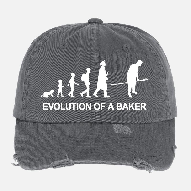 Développement d’un boulanger Casquette vintage effet usé Flexfit