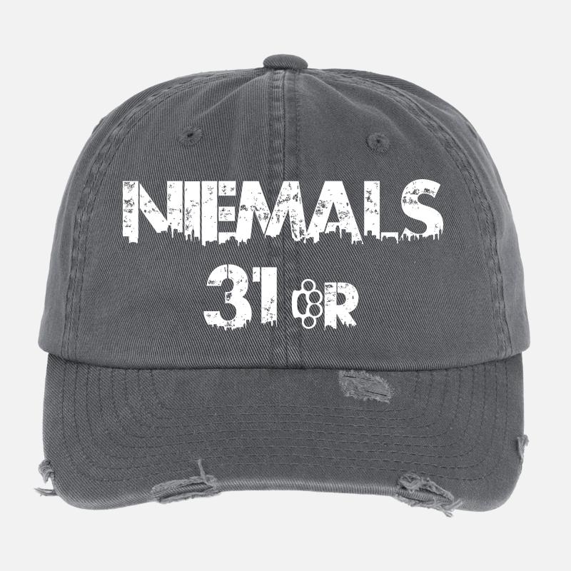 Never 31 Flexfit Vintage Destroyed Cap