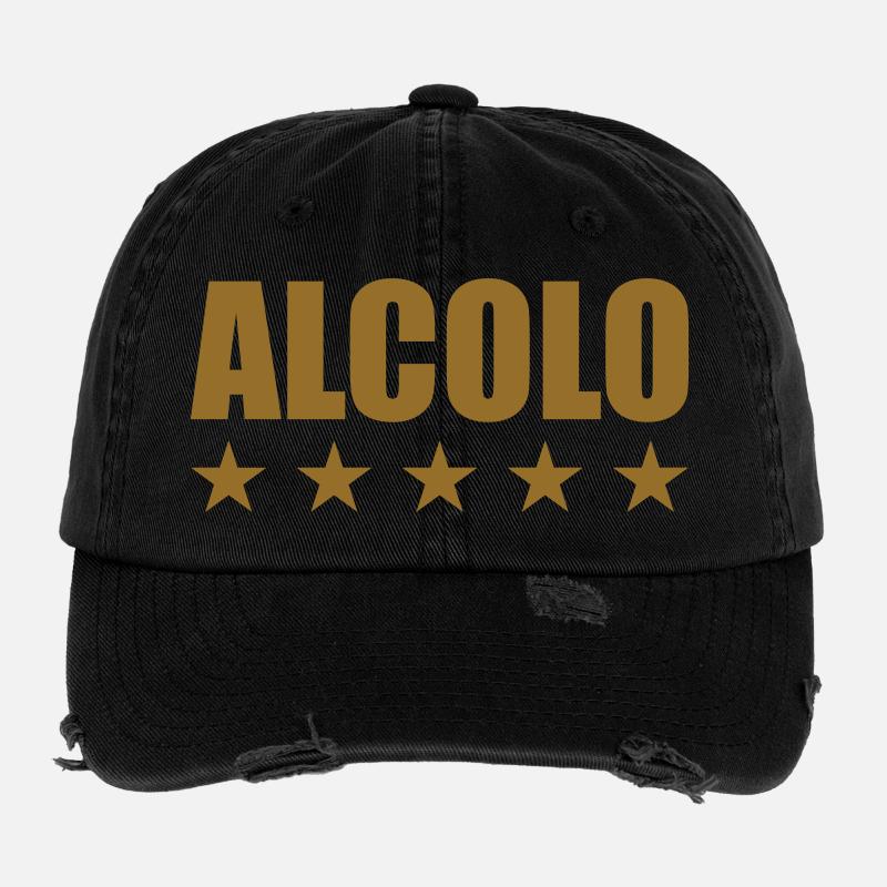 Alcolo - Alcool Casquette vintage effet usé Flexfit