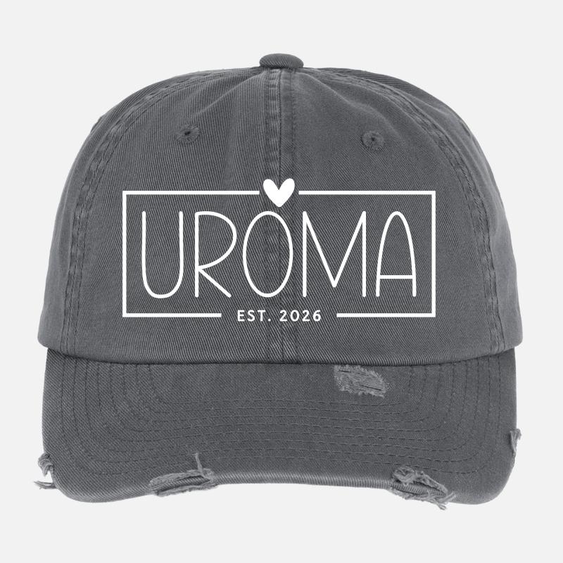 Uroma Est 2026 Flexfit Vintage Destroyed Cap
