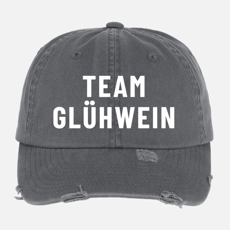 Team Mulled Wine Flexfit Vintage Destroyed Cap