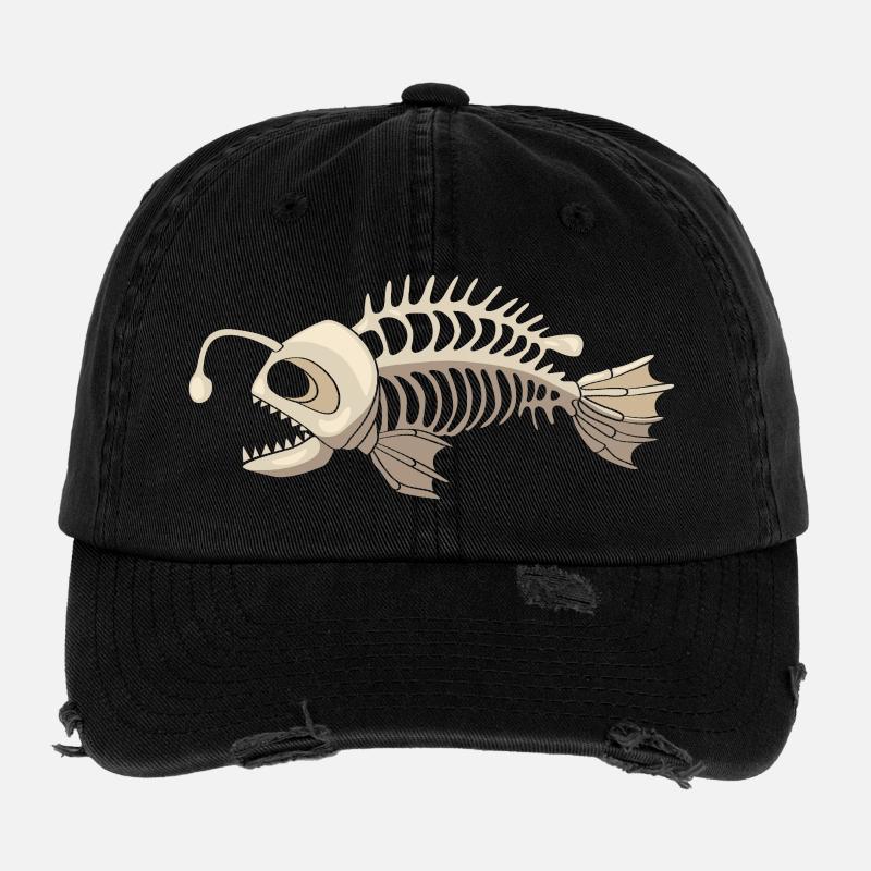 Poisson-grenouille Casquette vintage effet usé Flexfit