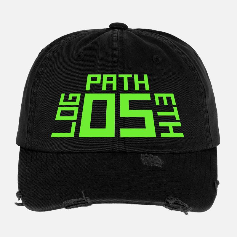 Logos Ethos Pathos Rhetoric Philosophy Student Flexfit Vintage Destroyed Cap