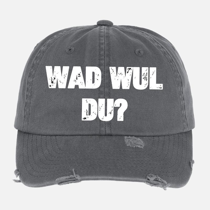 Wad Wul Du Casquette vintage effet usé Flexfit