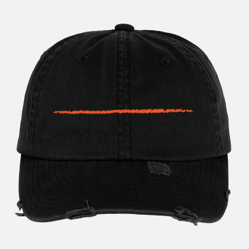 scribbled line | gekritzelter Strich Flexfit Vintage Destroyed Cap