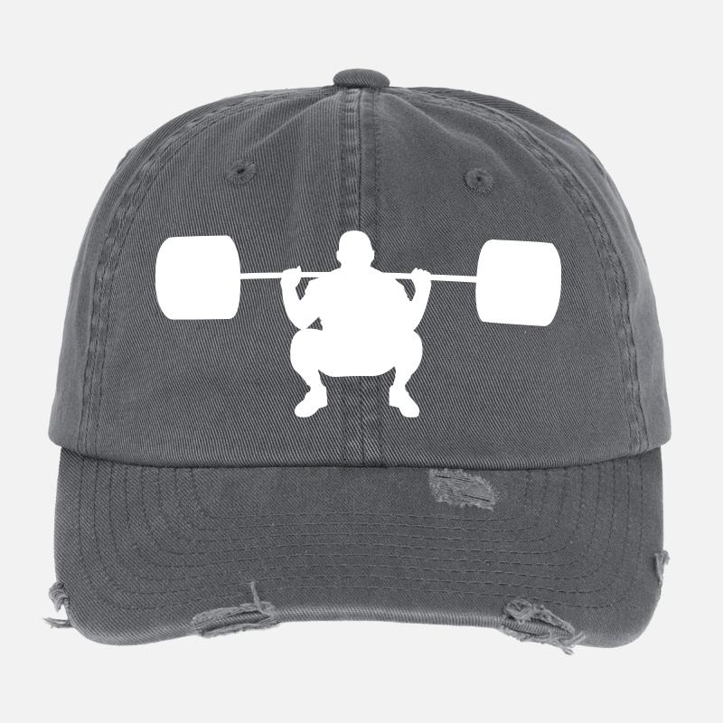Soulever du poids Casquette vintage effet usé Flexfit