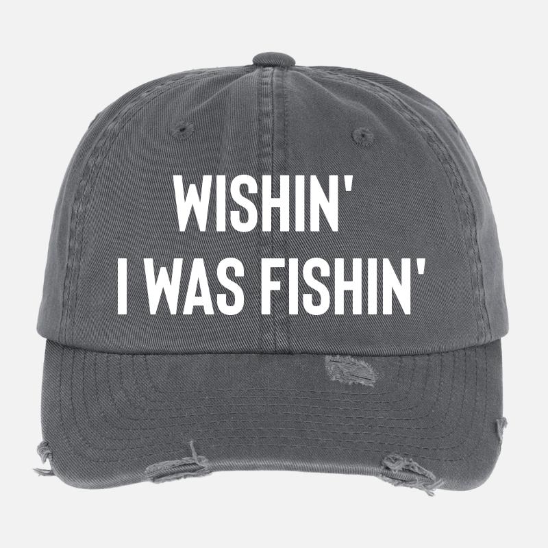 Pêcheur, pêcheur, pêche, dire, pêche Casquette vintage effet usé Flexfit