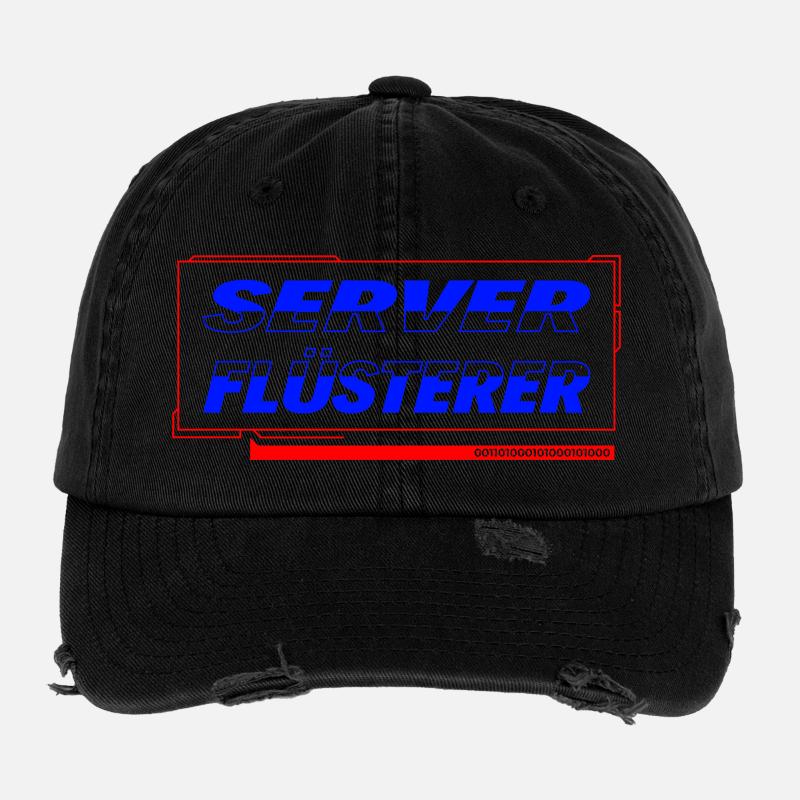 Server Whisperer Flexfit Vintage Destroyed Cap