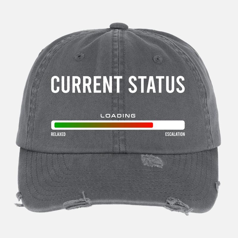 Current Status Flexfit Vintage Destroyed Cap