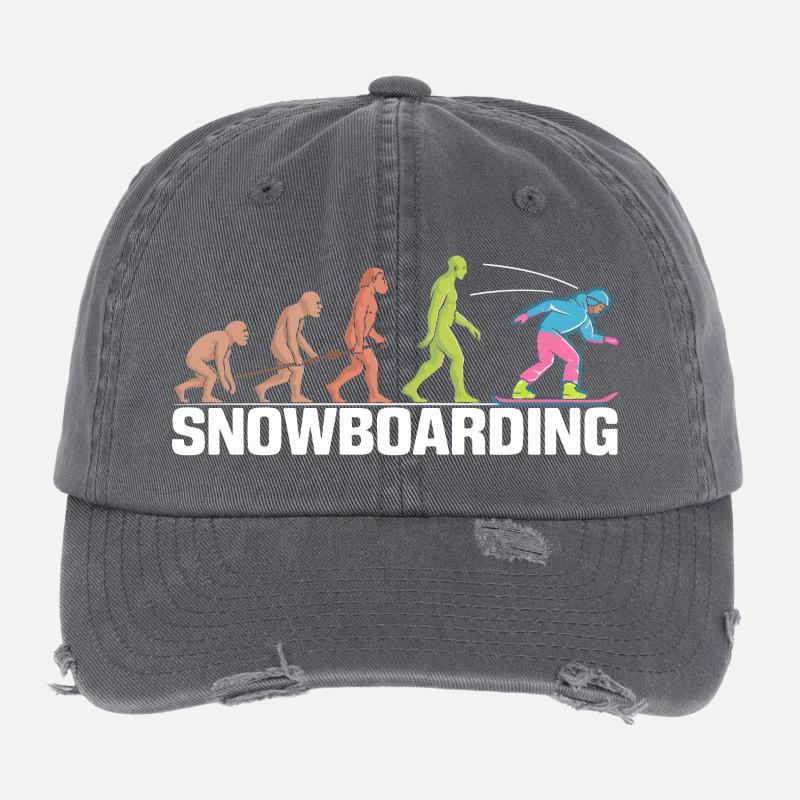 Die Evolution des Snowboard-Designs Flexfit Vintage Destroyed Cap