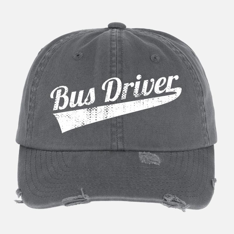 Chauffeur de bus Casquette vintage effet usé Flexfit