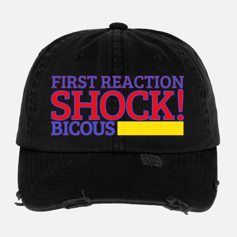 first reaction shock Flexfit Vintage Destroyed Cap
