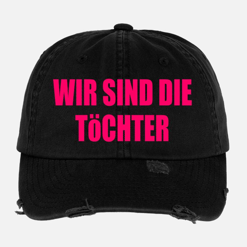wir sind die töchter Flexfit Vintage Destroyed Cap