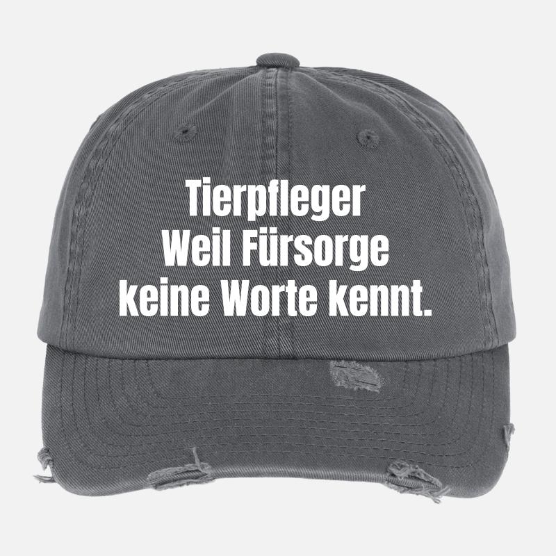 Message de soins aux gardiens d’animaux Casquette vintage effet usé Flexfit