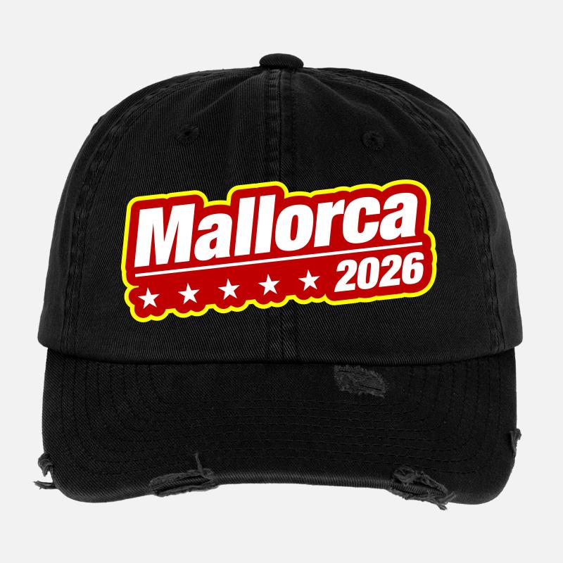 Mallorca 2026 Flexfit Vintage Destroyed Cap