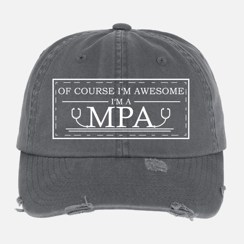 Assistante médicale Mpa Casquette vintage effet usé Flexfit