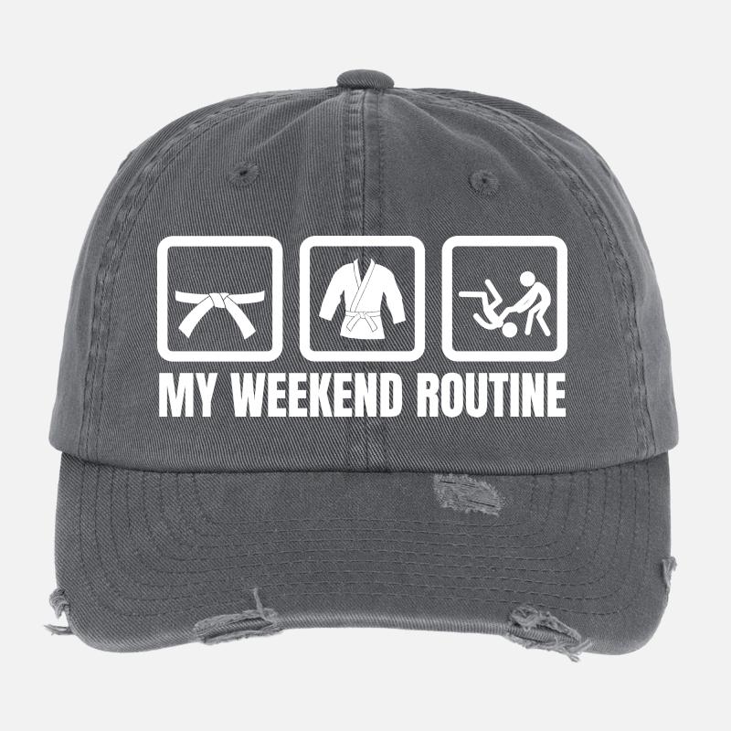 Judo Weekend Flexfit Vintage Destroyed Cap