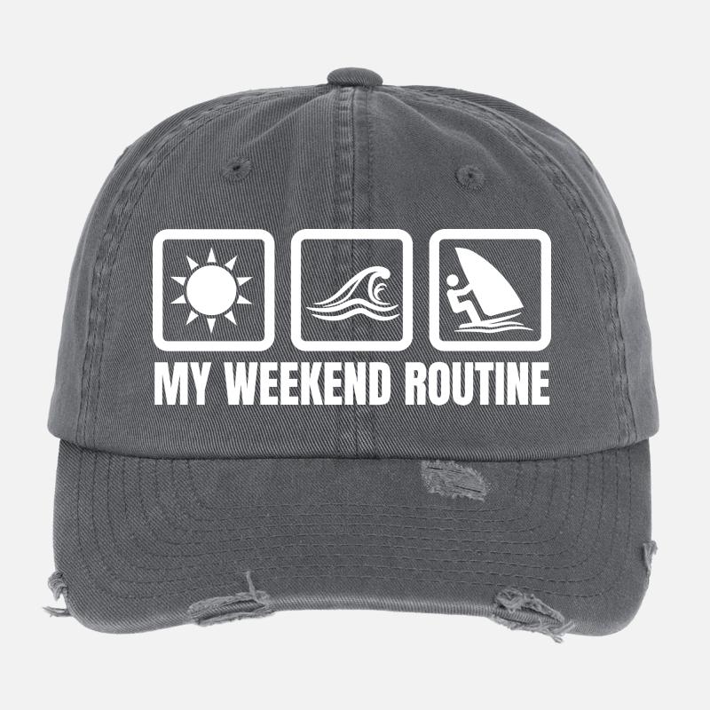 Meine Wochenendroutine Flexfit Vintage Destroyed Cap