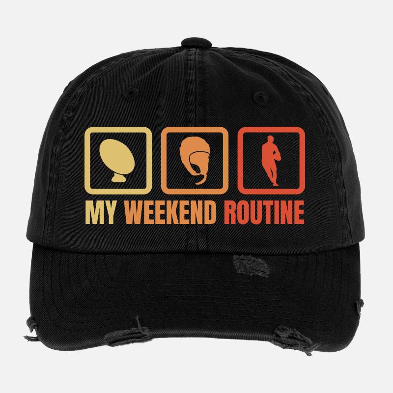 Rugby Weekend Flexfit Vintage Destroyed Cap
