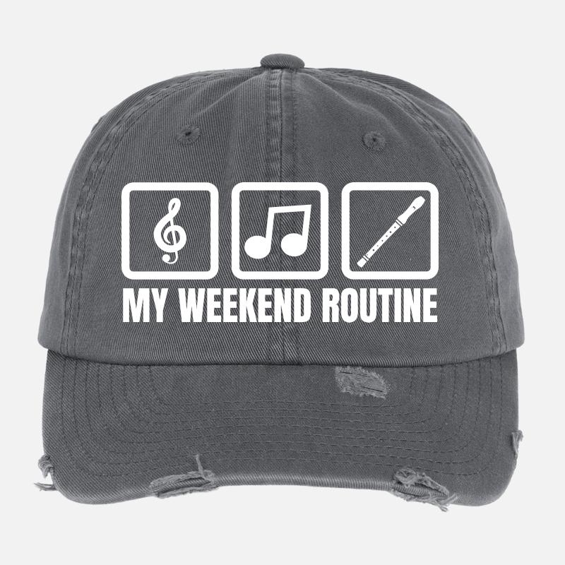 My Weekend Routine Flexfit Vintage Destroyed Cap