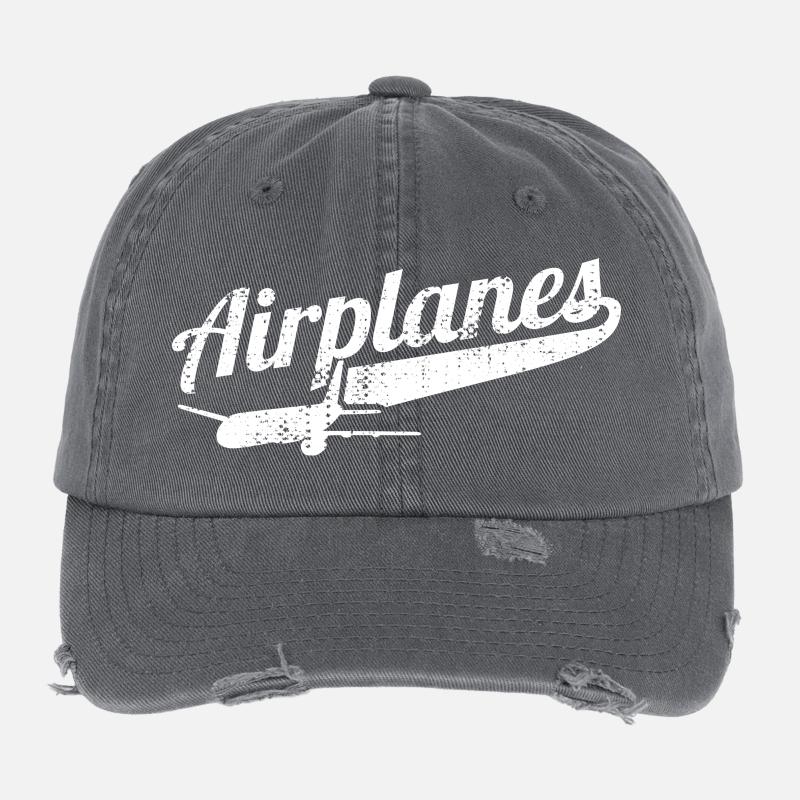 Flugzeuge Flexfit Vintage Destroyed Cap