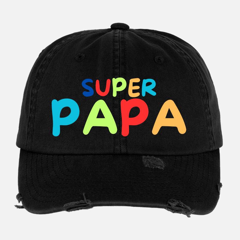 Super dad Flexfit Vintage Destroyed Cap
