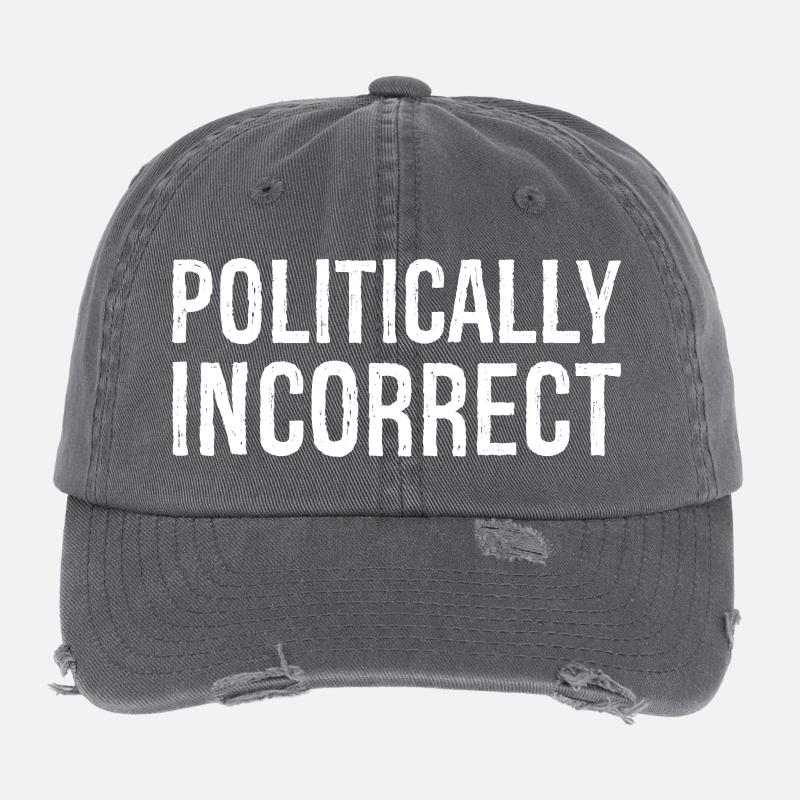 politically Incorrect Flexfit Vintage Destroyed Cap