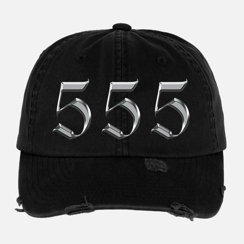 Angel Number 555 Change Flexfit Vintage Destroyed Cap