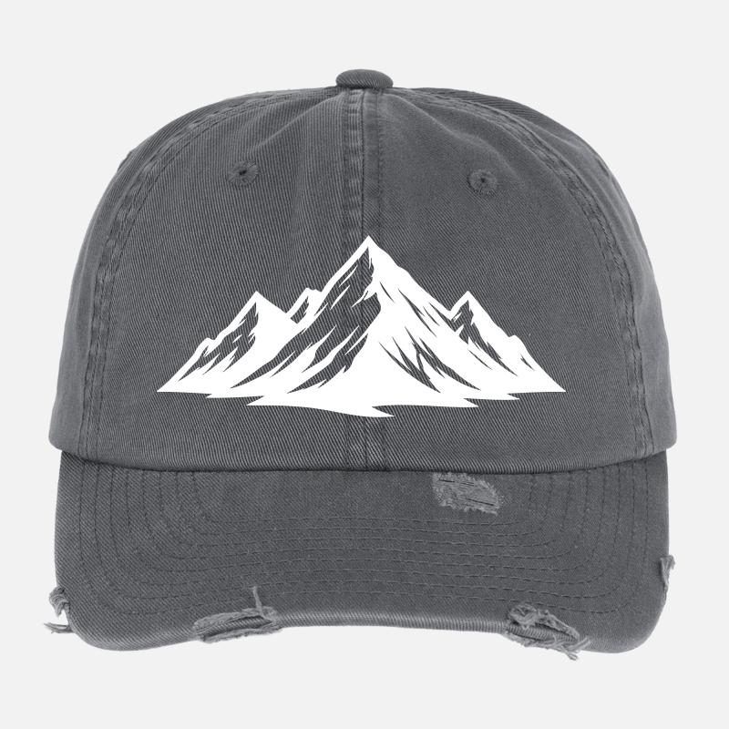 Berge Symbolik Flexfit Vintage Destroyed Cap