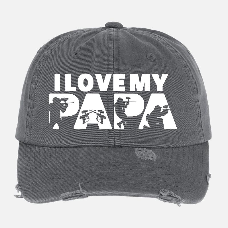 Manger du sommeil Paintball Répéter un passe-temps drôle Casquette vintage effet usé Flexfit