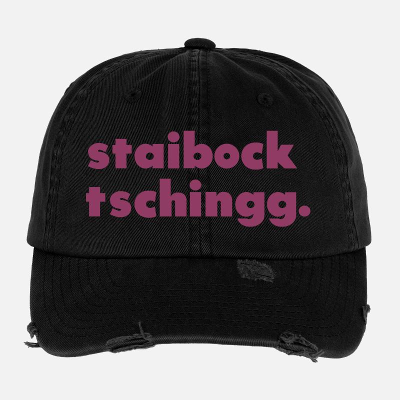 staibocktschingg. Flexfit Vintage Destroyed Cap