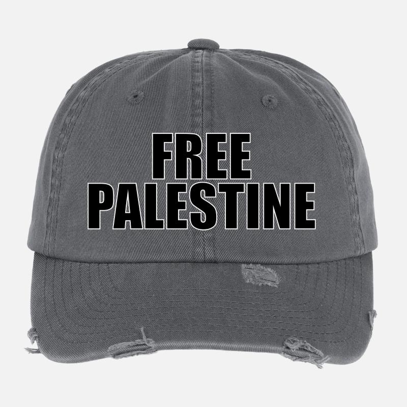 Befreit Palästina Flexfit Vintage Destroyed Cap