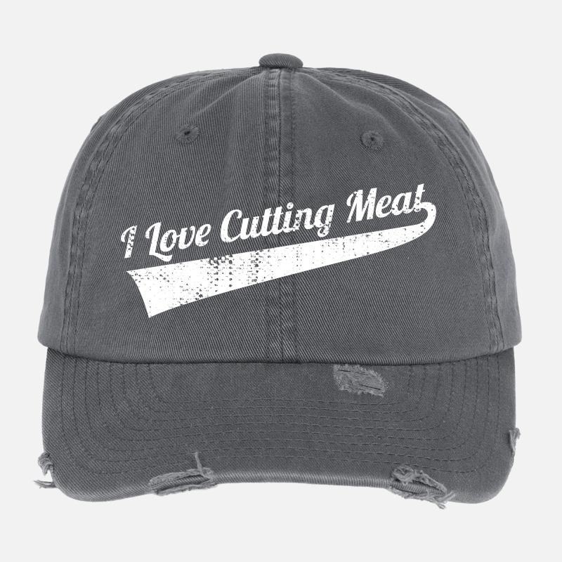 Cutting meat Flexfit Vintage Destroyed Cap